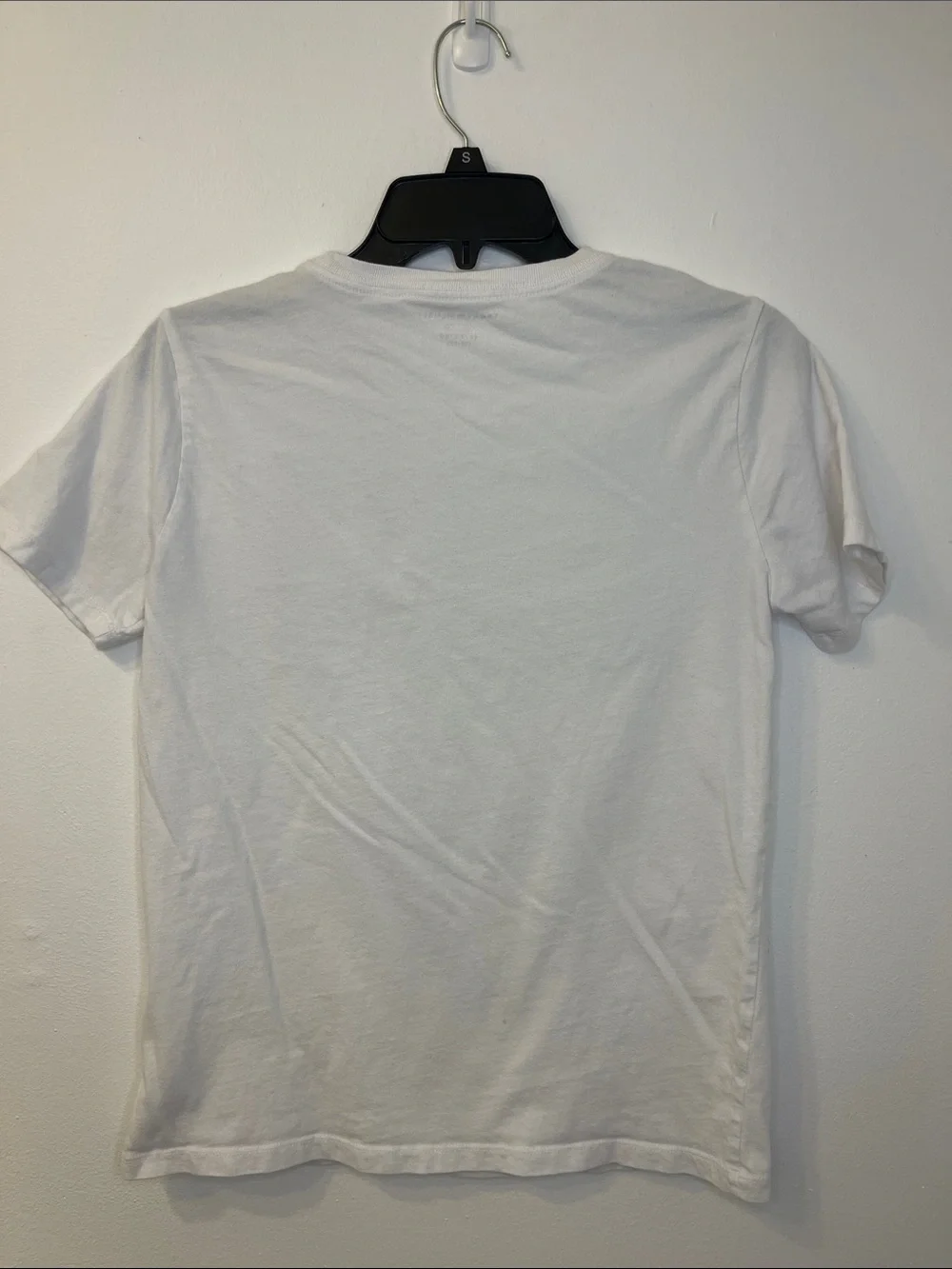 Tommy Hilfiger White Short Sleeve Tee Red and Navy Logo Blocks Size XL 16/18